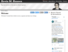 Tablet Screenshot of kevinmhansen.com